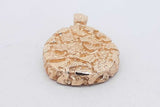 10k Yellow Gold Nugget Pendant 35.7 Grams Eb0826cxzsa