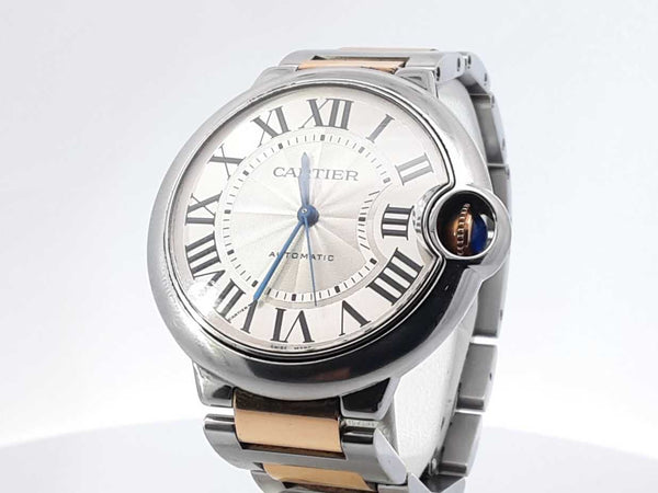 Cartier Ballon Bleu 36mm Stainless Steel 18k Yg Automatic Watch Sd1125pozxsa