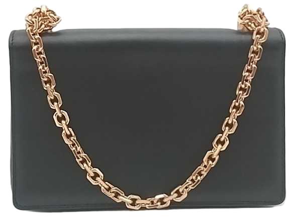 Dolce & Gabbana Girls Leather Shoulder Bag Black Aa1125izxmia