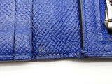 Hermes Bearn Gusset Bleu Electrique Blue Epsom Wallet Do0926czxde
