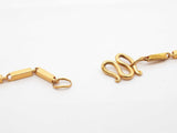 24k Yellow Gold Bar Link Chain Necklace 14.4 Grams 21 Inch Fw0826l0xzdu