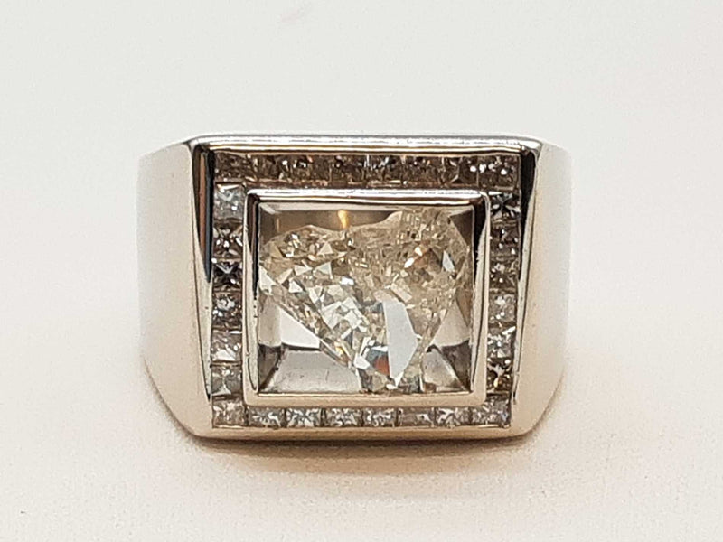 2.00 Cttw Diamonds 0.90 Platinum 50.1g Ring Size 8.75 Do0425wrxzde
