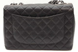 Chanel Black Quilted Caviar Leather Shoulder Bag Eb1225pxxzde