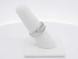 .72 Ctw Diamond 14k White Gold 6.6 Grams Ring Size 7.5 Sd0725wrzsa