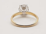 2.0 Carats Lab Grown Diamond 14k Two Tone Gold 2.5g Ring Size 7 Do1225iipde