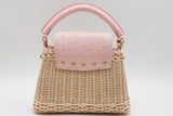 Louis Vuitton Mini Capucines Rattan Top Handle Bag Eb0926oexzsa