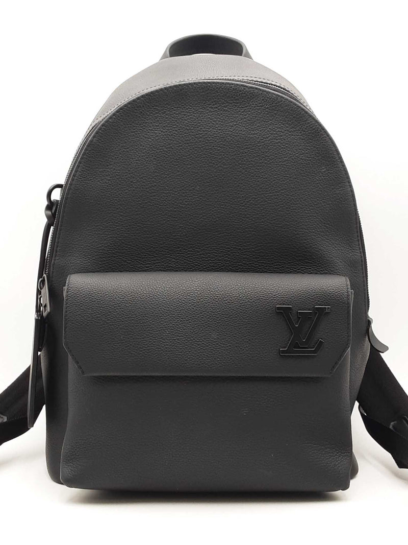 Louis Vuitton Black Leather Takeoff Backpack Eb0225lxxzsa