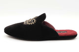 Dolce & Gabbana Marcello Black Suede Slip On Loafers Size 6.5 Eb1225lxzdu
