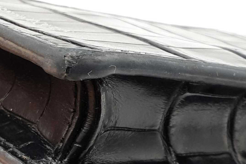 Alexander Mcqueen Crocodile Embossed Crossbody Phone Case Holder Eb1025lxzdu