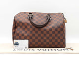 Louis Vuitton Speedy 30 Handbag In Damier Ebene Coated Canvas Fw1225rzxdu