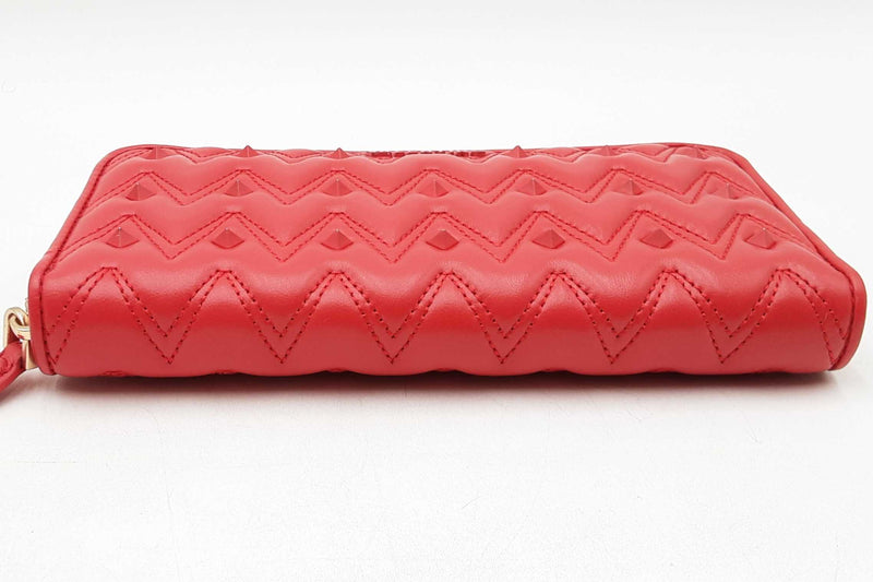 Valentino By Mario Valentino Leonard Sauvage Leather Studded Wallet Eb1125lwxdu