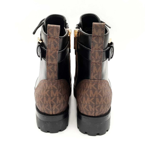 Michael Kors Rory Leather Combat Boots Hs0724pxsa