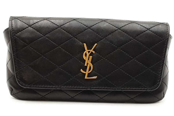Yves Saint Laurent Quilted Gaby Phone Holder Crossbody Bag Eb1125wrxdu
