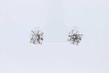 2.00ctw Lab Grown Diamond Stud Earrings In 14k White Gold 1.3 Grams Eb0325wcssa