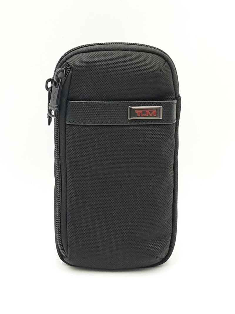 Tumi Alpha Small Crossbody Pouch In Black Ballistic Nylon Fw0225lrdu
