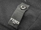 Fendi O Lock Chain Black Hoodie Sweater Size Xxxl Do0325sxzde