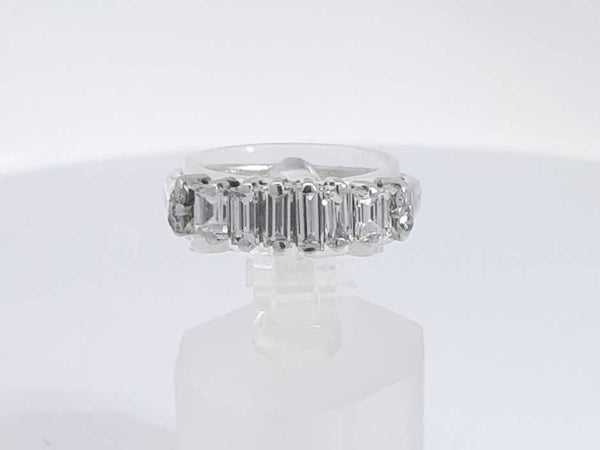 0.90 Cttw Diamond Platinum Ring 4.5 Grams Size 6 Aa0525pxzsa