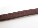 Salvatore Ferragamo Double Gancini Silver-tone & Leather Bracelet 7.5 Inch Fw0926ezdu