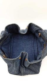 Prada Canapa Denim Tote Bag Eb0326ocrdu