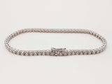 4.17 Cttw Lab Grown Diamonds 14k Wg 6.6g Tennis Bracelet 6.75 In Do0326lwxzde