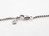 David Yurman Petite Albion Sterling Pendant Necklace 9.5g 16.5 Inch Fw0426lcrdu