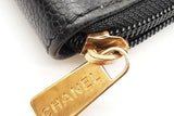 Chanel Cc Timeless Caviar Zip Around Wallet Eb0826lxzde