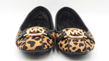 Michael Kors Fulton Leopard Print Moccasins Size 9 Sd1026wrdu