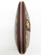Gucci 625551 Ophidia Tan Gg Supreme Coated Canvas Cosmetics Pouch Do0325rxzde