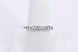 0.39ctw Diamond Ring In 14k White Gold 2.6 Grams Size 8 Eb1125oxzdu