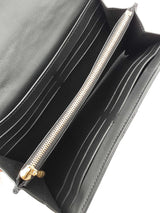 Louis Vuitton Love Lock New Wave Black Leather Long Wallet Fw0625wzxdu