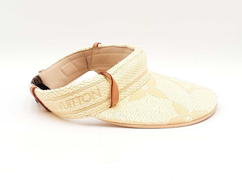 Louis Vuitton Beachview Monogram Raffia-effect Visor Fw0725ozxdu