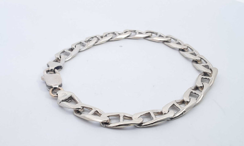 14k White Gold Bracelet 7.1 Inch, 19.8 Grams Hs1223pxzsa