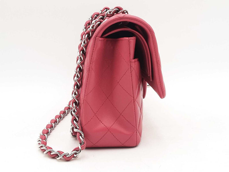 Chanel Medium Double Flap Pink Lambskin Handbag Aa0525wezxsa