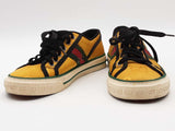 Gucci Tennis 1977 Yellow Gg Canvas Shoes Size 38 Aa0726exsa