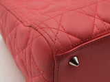Christian Dior Quilted Cannage Lady Dior Top Handle Bag Eb0826exzde