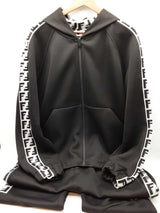 Fendi Black White Logo On Side Track Suit Set Size It Xxl Do0425pxzde