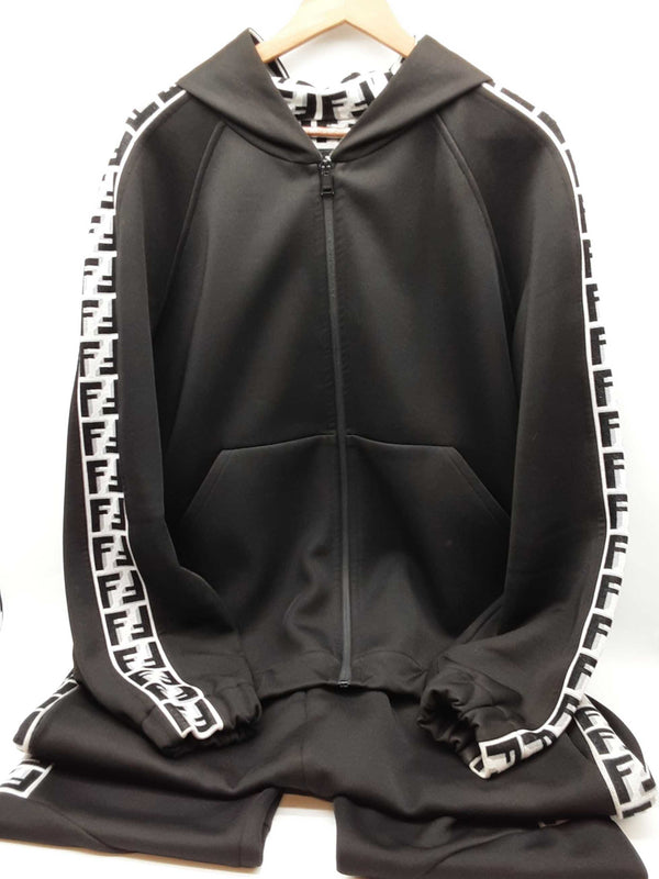 Fendi Black White Logo On Side Track Suit Set Size It Xxl Do0425pxzde
