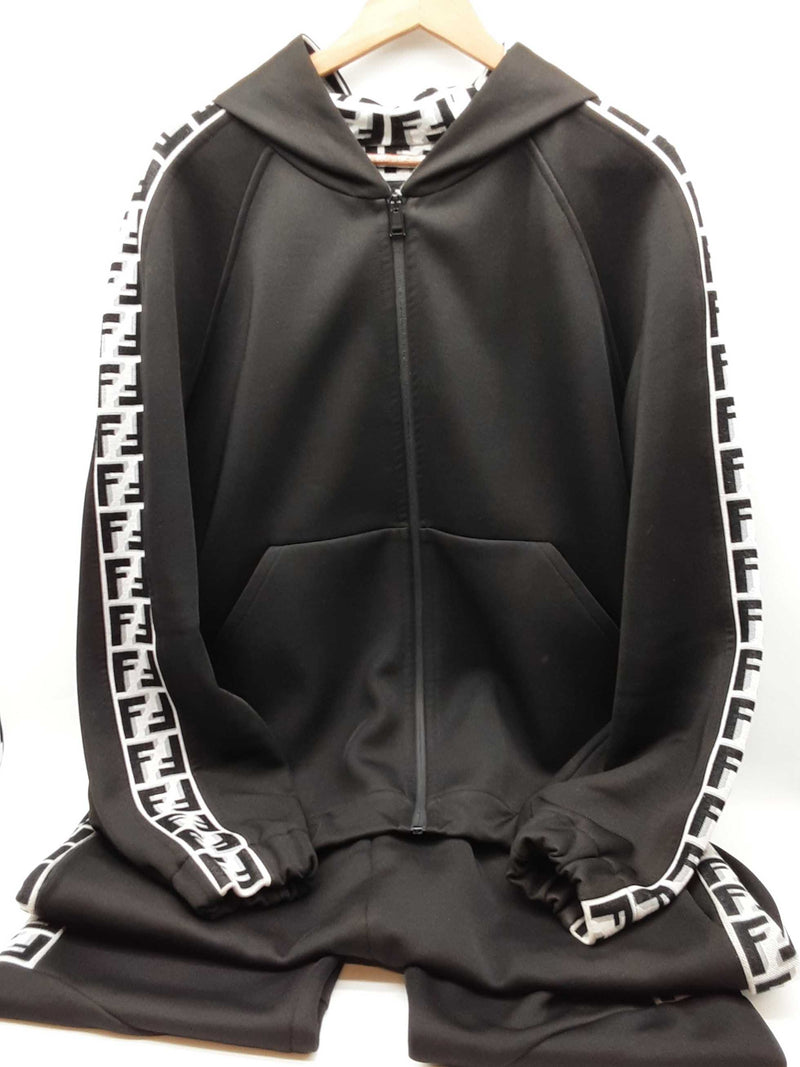 Fendi Black White Logo On Side Track Suit Set Size It Xxl Do0425pxzde