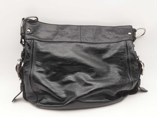 Coach Zoe Black Patent Leather Hobo Bag Sd0725izsa