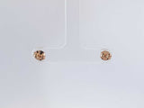 0.50 Cttw Lab Grown Diamond 14k Yellow Gold Stud Earrings .90 Grams Aa0725lwosa