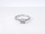 1.93 Cttw Diamond & 14k White Gold Engagement Ring 4.0 Gram Sz 8.75 Fw1124lixzdu