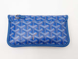 Goyard St Louis Pm Tote Bag & Pouch In Blue Goyardine Coated Canvas Fw0226izxdu