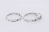 0.27cttw Diamond Wedding Set In 10k White Gold 4.2 Grams Size 7 Eb0226oxrsa