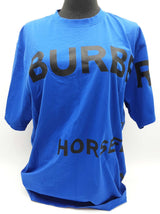 Burberry Horseferry Print Blue Cotton Tshirt Size M Do0926rxde