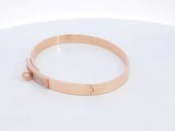 1 Cttw Diamond 18k Yellow Gold Hinged Bangle Bracelet 23.50g 7 In Aa0124rzxzmia