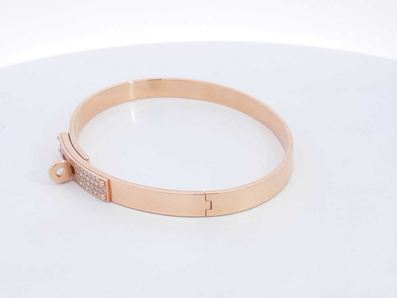 1 Cttw Diamond 18k Yellow Gold Hinged Bangle Bracelet 23.50g 7 In Aa0124rzxzmia