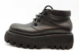 Alexander Mcqueen Black Leather Boots Size 41 Eb0426oxzde