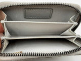 Chanel Metallic Lambskin Chevron Quilted Zip Coin Wallet Fw0225lcrdu