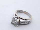 18k White/yellow Gold Diamond Cluster Ring Size 5 6.4g 1.1cttw Lh0924rxzde