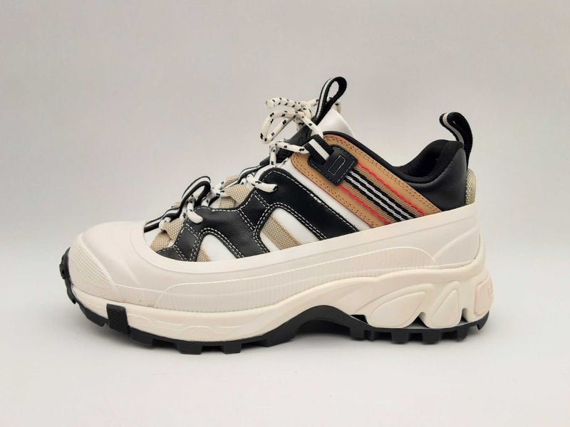 Burberry Arthur White Icon Stripe Low Top Sneakers Size It 37 Us 7 Women Fw1224